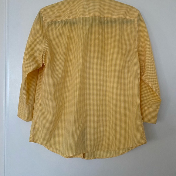 Faconnoble Yellow Button Up - Picture 2 of 3